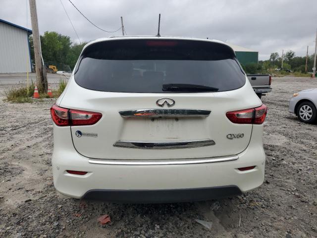 5N1AL0MM2FC537366 - 2015 INFINITI QX60 WHITE photo 6