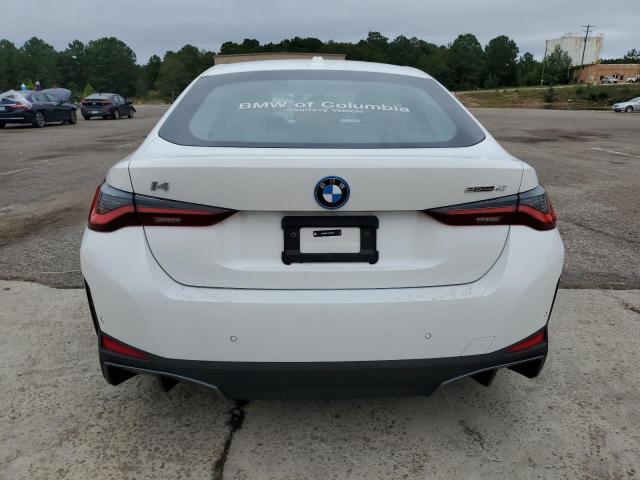 WBY23HD07SFU15405 - 2025 BMW I4 EDRIVE 40 WHITE photo 6