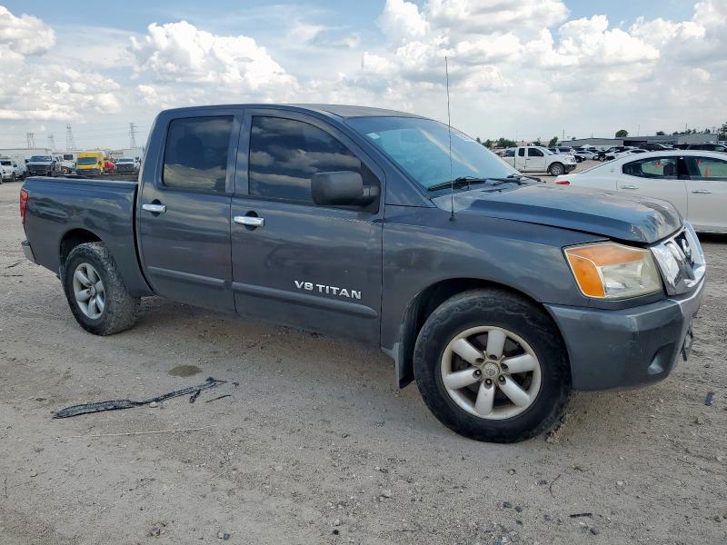 1N6BA0ED2CN310933 - 2012 NISSAN TITAN S GRAY photo 4