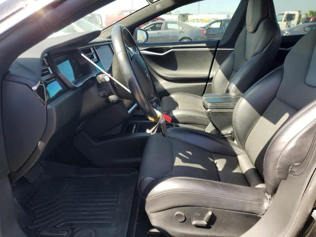 5YJSA1E2XJF248717 - 2018 TESLA MODEL S Սև լուսանկար 7