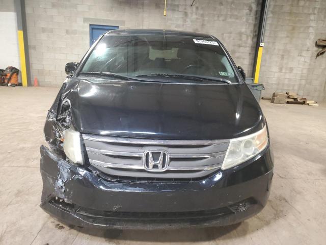 5FNRL5H62BB021599 - 2011 HONDA ODYSSEY EXL BLACK photo 5