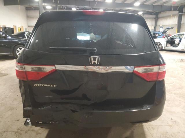 5FNRL5H62BB021599 - 2011 HONDA ODYSSEY EXL BLACK photo 6