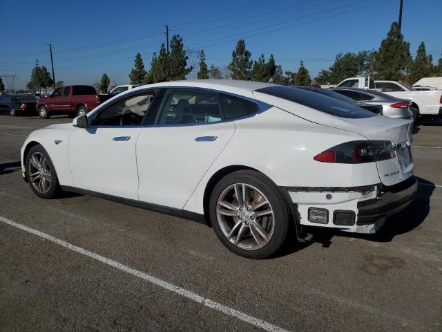 5YJSA1CN1DFP09806 - 2013 TESLA MODEL S WHITE photo 2