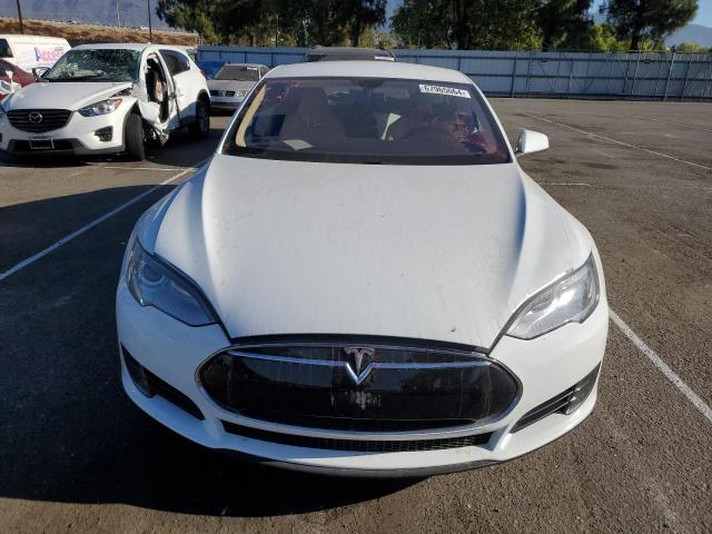 5YJSA1CN1DFP09806 - 2013 TESLA MODEL S WHITE photo 5