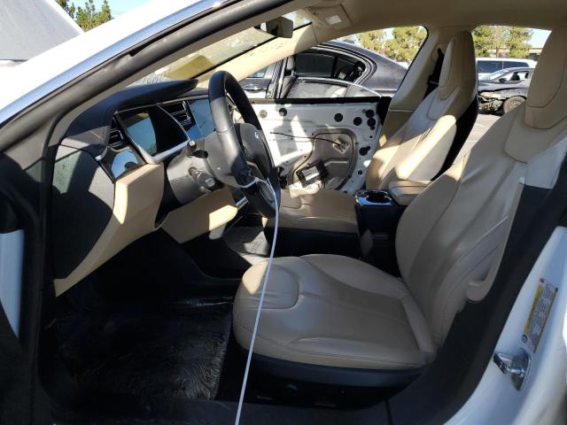 5YJSA1CN1DFP09806 - 2013 TESLA MODEL S WHITE photo 7