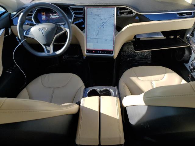 5YJSA1CN1DFP09806 - 2013 TESLA MODEL S WHITE photo 8