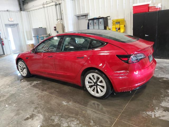 5YJ3E1EA2PF448130 - 2023 TESLA MODEL 3 Rot Foto 2