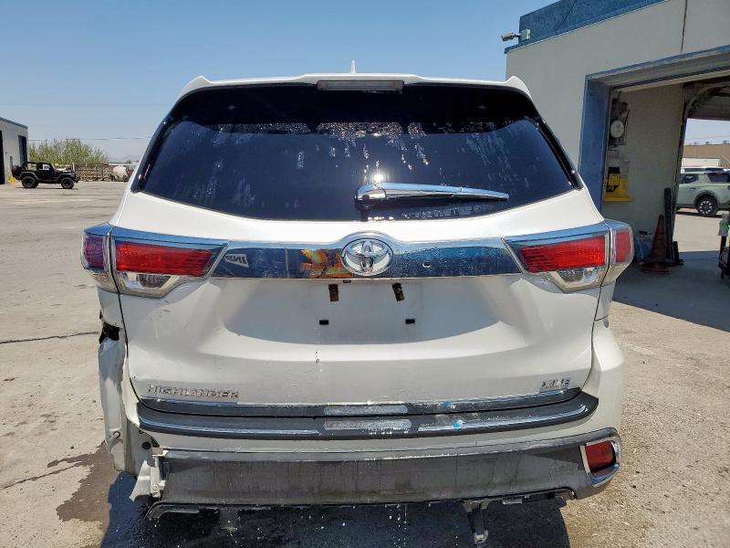 5TDKKRFH9GS172202 - 2016 TOYOTA HIGHLANDER XLE თეთრი ფოტო 6