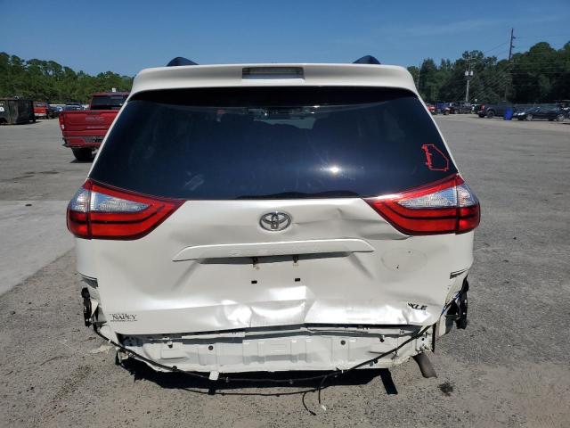 5TDYZ3DC8HS772463 - 2017 TOYOTA SIENNA XLE WHITE photo 6