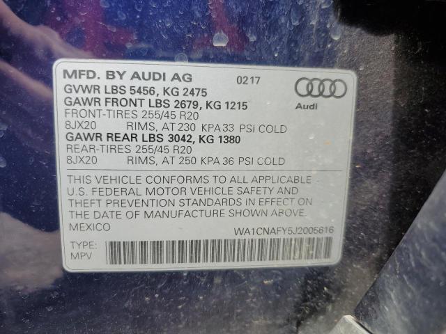 WA1CNAFY5J2005616 - 2018 AUDI Q5 PRESTIGE 蓝色 照片 14