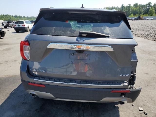 1FMSK8FH5NGA77665 - 2022 FORD EXPLORER LIMITED ნაცრისფერი ფოტო 6