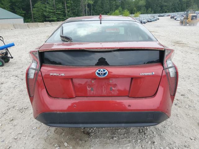 JTDKBRFU5H3578350 - 2017 TOYOTA PRIUS 红色 照片 6