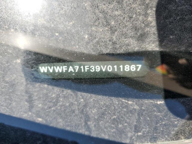 WVWFA71F39V011867 - 2009 VOLKSWAGEN EOS LUX 黑色 照片 12