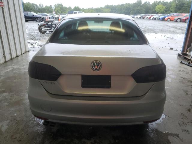 3VW2K7AJ7BM333652 - 2011 VOLKSWAGEN JETTA BASE SILVER photo 6