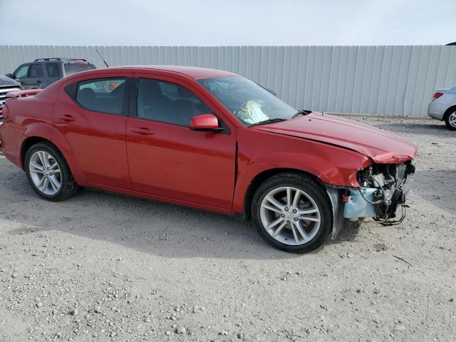 1B3BD1FG9BN509101 - 2011 DODGE AVENGER MAINSTREET RED photo 4