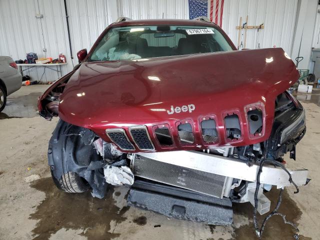 1C4PJLCB6KD160132 - 2019 JEEP CHEROKEE LATITUDE BURGUNDY photo 5