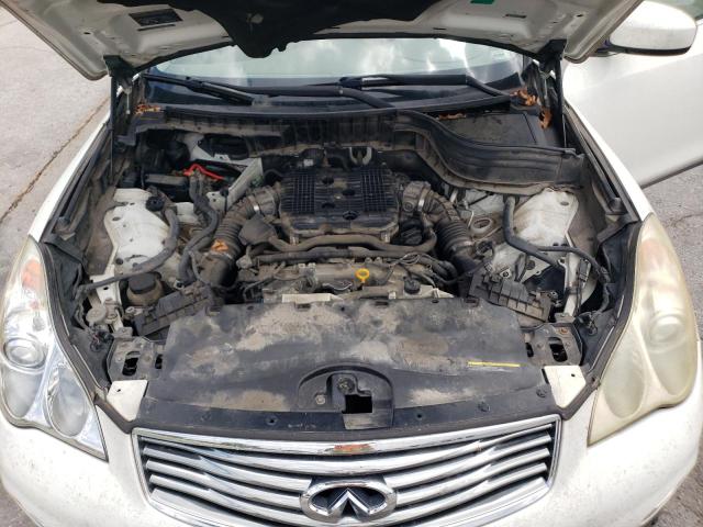 JNKAJ09F08M360350 - 2008 INFINITI EX35 BASE WHITE photo 12