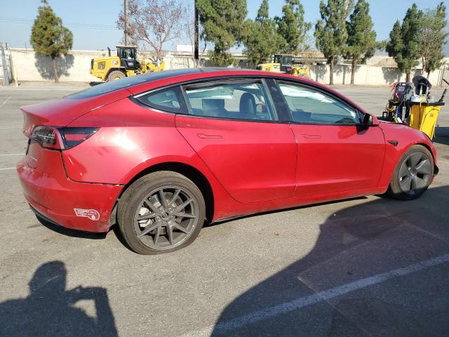 5YJ3E1EB4NF114462 - 2022 TESLA MODEL 3 Qırmızı foto 3