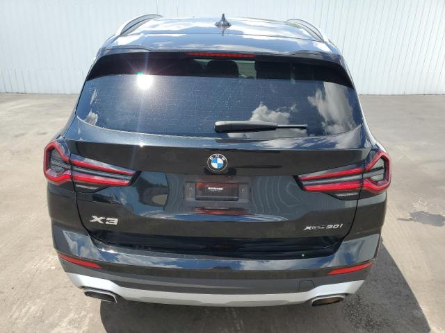 5UX53DP00N9L69551 - 2022 BMW X3 XDRIVE30I BLACK photo 6