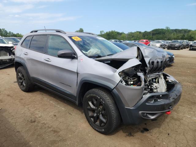 1C4PJMBX4JD507765 - 2018 JEEP CHEROKEE TRAILHAWK SILVER photo 4