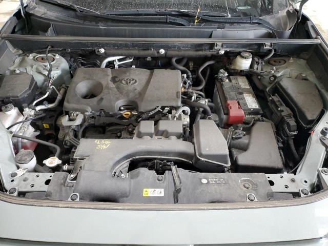2T3P1RFV8PW352641 - 2023 TOYOTA RAV4 XLE GRAY photo 12