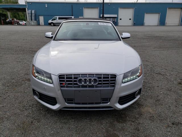 WAUVGAFH6AN024423 - 2010 AUDI S5 PRESTIGE SILVER photo 5