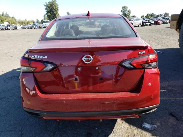 3N1CN8FV5NL850719 - 2022 NISSAN VERSA SR RED photo 6