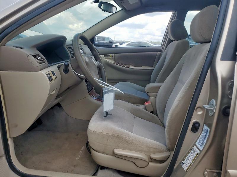 1NXBR32E16Z622497 - 2006 TOYOTA COROLLA CE Ոսկեգույն լուսանկար 7