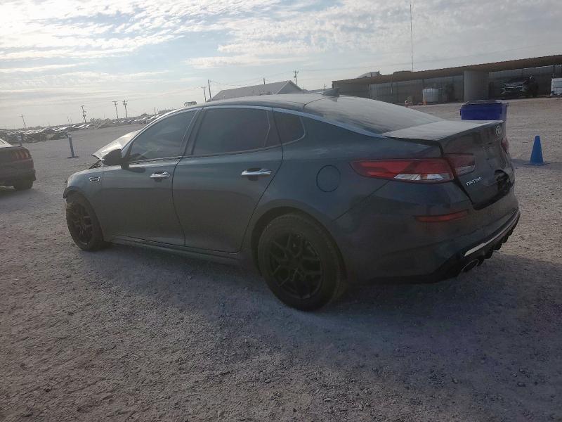 5XXGU4L11KG379882 - 2019 KIA OPTIMA EX BLACK photo 2