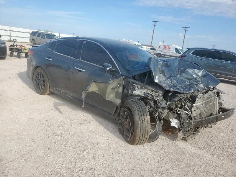 5XXGU4L11KG379882 - 2019 KIA OPTIMA EX BLACK photo 4