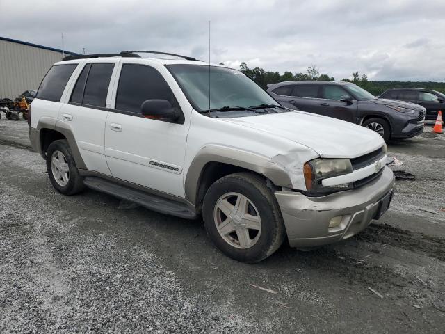 1GNDS13S122208188 - 2002 CHEVROLET TRAILBLAZE WHITE photo 4