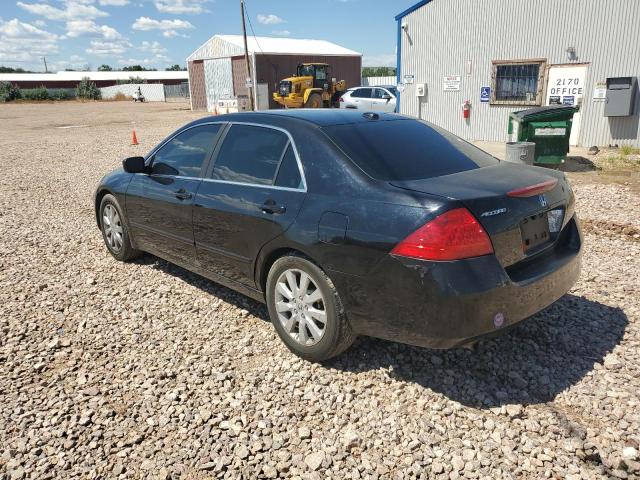 1HGCM66817A074485 - 2007 HONDA ACCORD EX BLACK photo 2