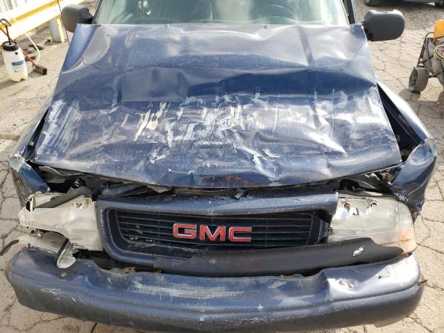 1GTCS19W718150565 - 2001 GMC SONOMA BLUE photo 11