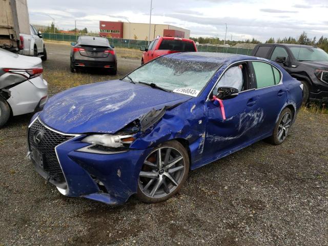 JTHCZ1BL8JA008003 - 2018 LEXUS GS 350 BASE BLUE photo 1