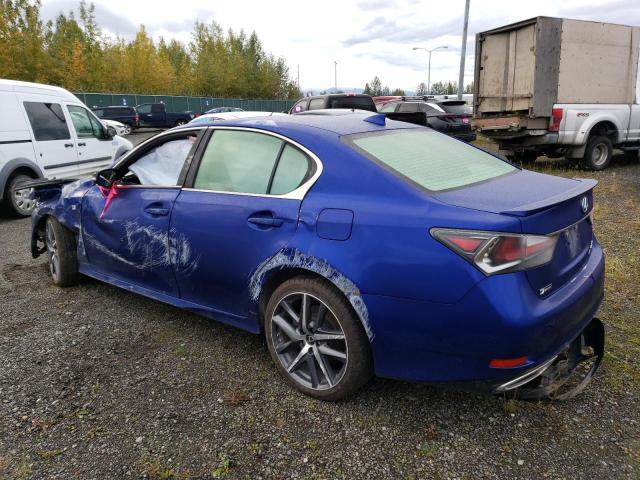 JTHCZ1BL8JA008003 - 2018 LEXUS GS 350 BASE BLUE photo 2