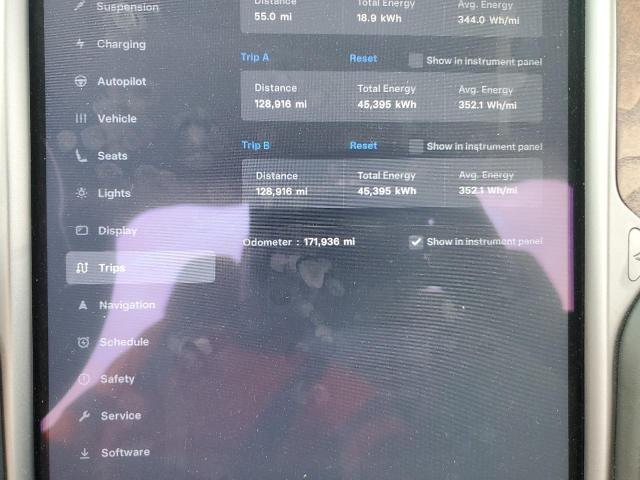 5YJXCBE23KF162138 - 2019 TESLA MODEL X 黑色 照片 9