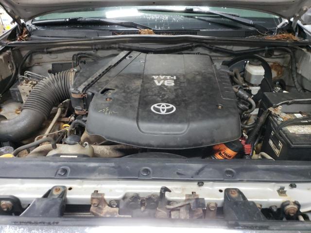 5TEUU42N05Z042536 - 2005 TOYOTA TACOMA ACCESS CAB ვერცხლისფერი ფოტო 11