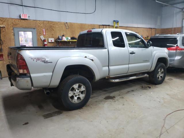 5TEUU42N05Z042536 - 2005 TOYOTA TACOMA ACCESS CAB ვერცხლისფერი ფოტო 3