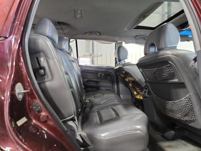 2HKYF18537H526966 - 2007 HONDA PILOT EXL BURGUNDY photo 11