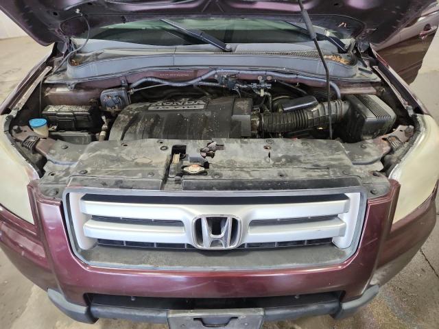 2HKYF18537H526966 - 2007 HONDA PILOT EXL BURGUNDY photo 12