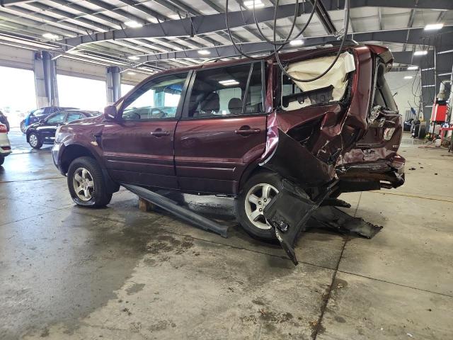 2HKYF18537H526966 - 2007 HONDA PILOT EXL BURGUNDY photo 2