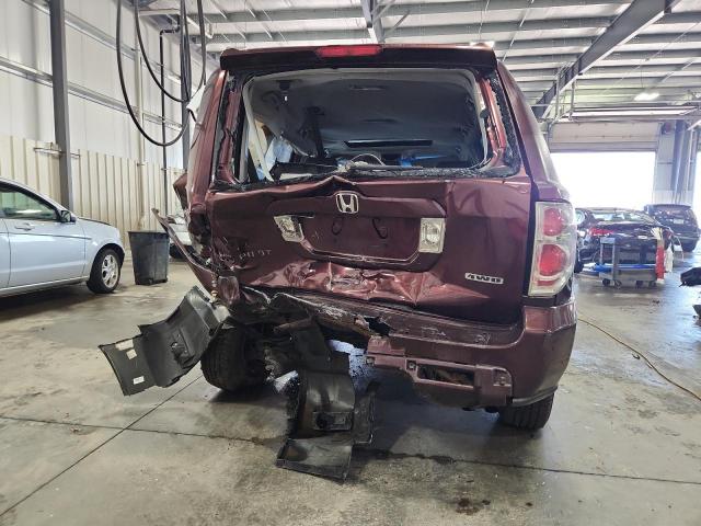 2HKYF18537H526966 - 2007 HONDA PILOT EXL BURGUNDY photo 6