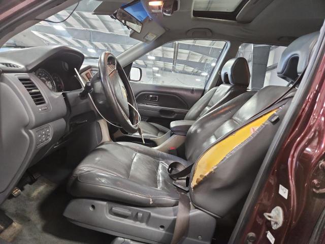 2HKYF18537H526966 - 2007 HONDA PILOT EXL BURGUNDY photo 7