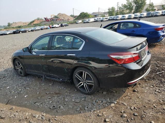 1HGCR2F59HA205535 - 2017 HONDA ACCORD SPORT Schwarz Foto 2