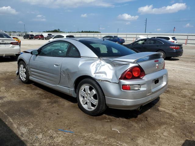 4A3AC54H11E013561 - 2001 MITSUBISHI ECLIPSE GT SILVER photo 2