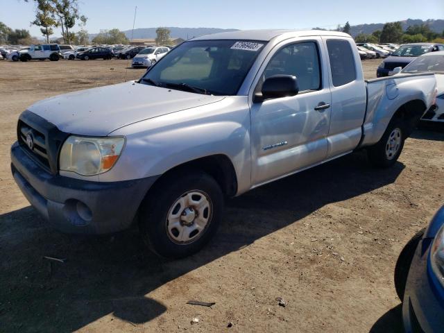 5TETX22N47Z342770 - 2007 TOYOTA TACOMA ACCESS CAB ვერცხლისფერი ფოტო 1