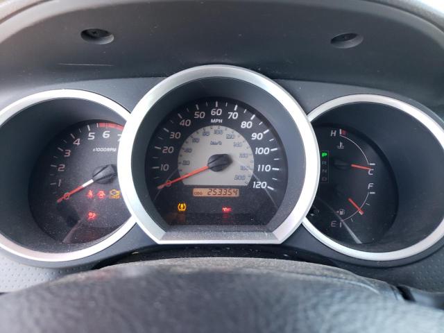 5TETX22N47Z342770 - 2007 TOYOTA TACOMA ACCESS CAB ვერცხლისფერი ფოტო 9