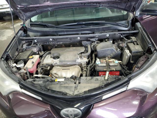 2T3BFREV2HW642517 - 2017 TOYOTA RAV4 LE PURPLE photo 12