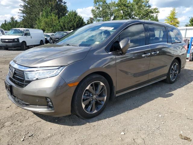 5FNRL6H97NB042646 - 2022 HONDA ODYSSEY ELITE GRAY photo 1