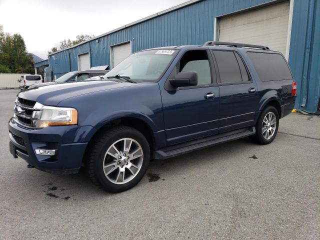 1FMJK1JT9FEF41133 - 2015 FORD EXPEDITION EL XLT BLUE photo 1